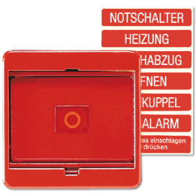 JUNG CD 500/CD plus Красная Клавиша 1-ая с линзой