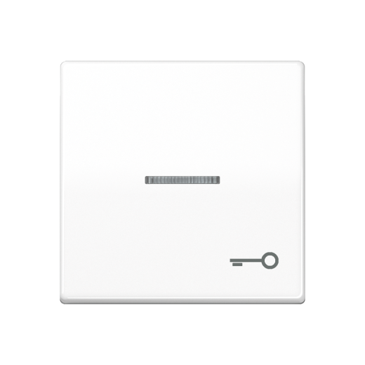 Клавиша для выключателя с окошком для подсветки и символом 