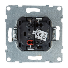 Legrand/Daccord SUNO Слоновая кость Выключатель 10АХ 250В с подсветкой/индикацией. Безвинтовые зажимы..