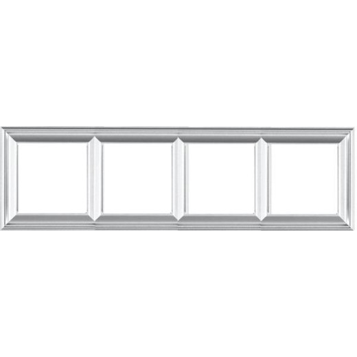 Рамка 4-поста, термопласт, алюминий, Eco Deco