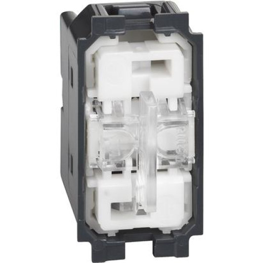 LIVING NOW. Выключатель двойной, с фиксацией и взаимоблокировкой, для жалюзи/рольставней, 1 модуль.