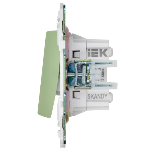 SKANDY Выключ. 2-кл. перекр. 10А SK-V06M мятн. IEK