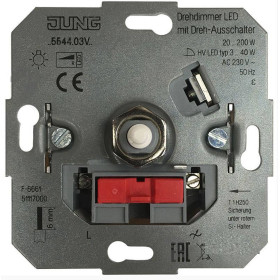 Jung Механизм светорегулятора (диммера) 20-200 Вт/ВА, для LED 3-40 Вт