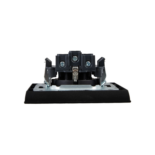 BRITE Роз. с з/к/ш 16А в сб. РСР14-1-0-БрЧ черн. IEK