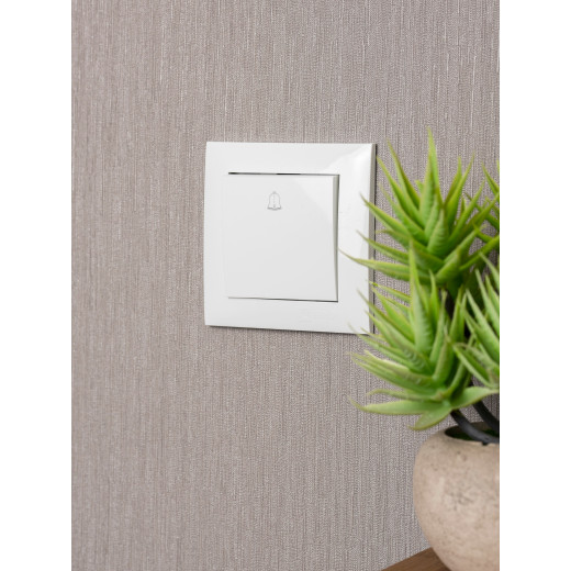 Валенсия кнопка звонка 10А белая EKF PROxima