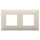 Рамка 2 поста (4 мод.), Avanti, ванильная дымка