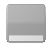 JUNG CD 500/CD plus Серая Клавиша 1-ая с полем для надписи