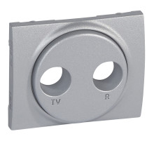 Legrand Galea Life Алюминий Накладка TV-FM розетки.