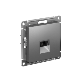 Systeme Electric AtlasDesign Сталь Розетка телефонная RJ11, механизм