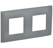 IEK SKANDY Серый Рамка 2-ая SK-F02Gr