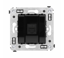 DKC Avanti Компьютерная розетка RJ-45 без шторки в стену, кат.6A одинарная, 
