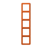 JUNG CD Оранжевая Рамка 5-ая ударопрочная