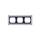 Рамка 3-постовая, axcent, чёрный