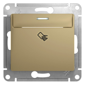 Systeme Electric Glossa Титан Выключатель карточный, сх.6