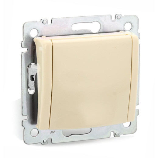 Розетка с заземлением - Legrand Valena - со шторками с защитной крышкой 16А 250В винтовые зажимы - слоновая кость