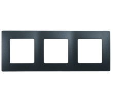 Legrand Etika Антрацит Рамка 3-ая.