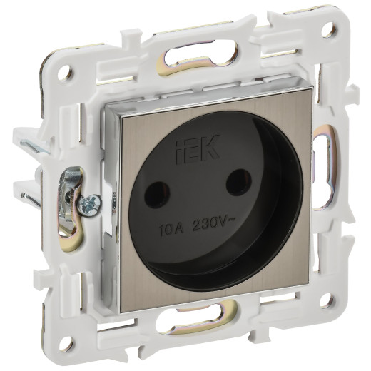 SKANDY Роз. без з/к/ш 10А SK-R02N никель IEK