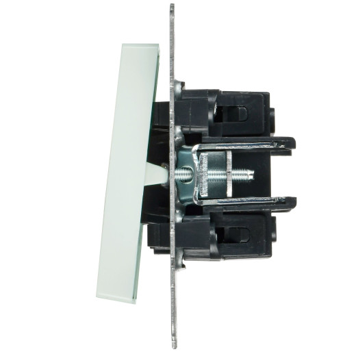 BRITE Выключ. 2-кл. с инд. отел. 10А ВС10-2-9-БрЖ жемч. IEK