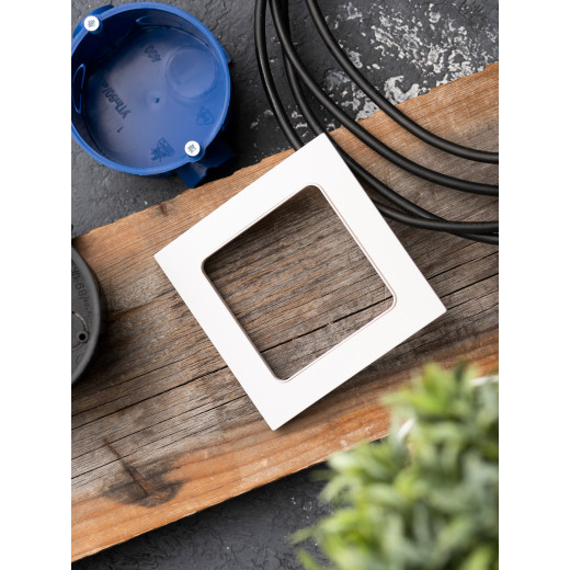 Стокгольм Рамка 1-местная белая EKF PROxima