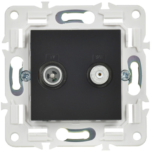 SKANDY Роз. двойная TV+SAT SK-A13Bl черн. IEK