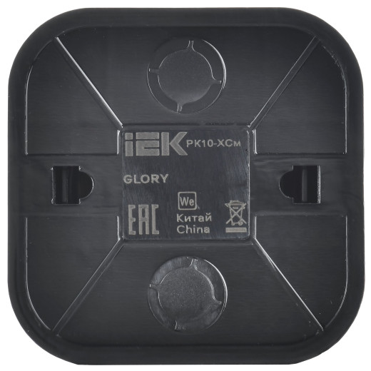 GLORY Роз. комп. RJ45 кат.5E о/у РК10-ХСм сталь м. IEK