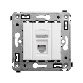 DKC Avanti Телефонная розетка RJ-12 в стену одинарная, 