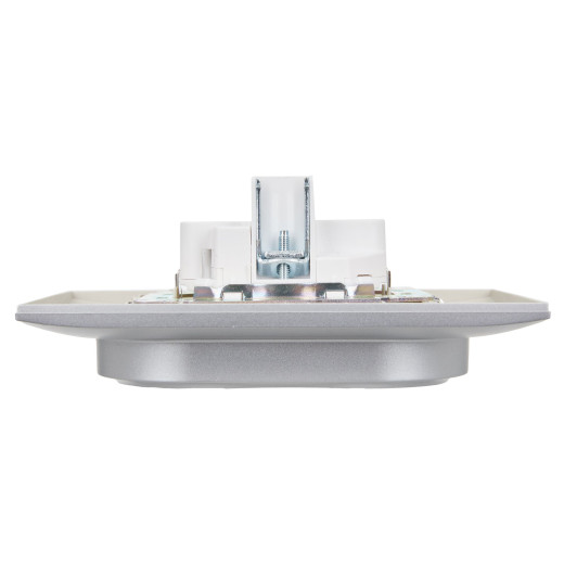 SKANDY Роз. 2-я с з/к без з/ш 16А сб. SK-R08S сереб. IEK