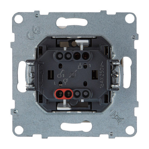 SUNO. Выключатель 16АХ 250В. Безвинтовые зажимы. Цвет 