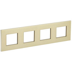 IEK SKANDY Металл Шампань Рамка 4-ая SK-F34Sh