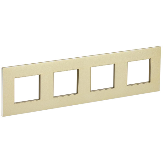 SKANDY Рамка 4-мест. SK-F34Sh металл шамп. IEK