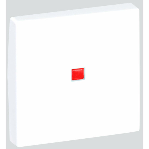Клавиша с индикатором для выключателя К302, 45х45мм, белый