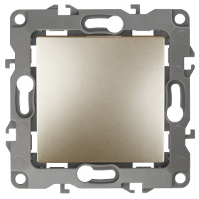 ЭРА 12-1103-04 Переключатель, 10АХ-250В, IP20, Эра12, шампань (10/100/3200)