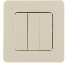 Legrand/Daccord INSPIRIA Слоновая кость Выключатель 3-кл, винтовые клеммы, 10 AX , 250 В.
