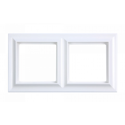 Рамка 2-поста, Eco Profi  Standart, термопласт, белый