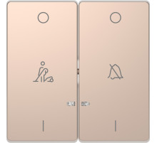 Schneider Electric Merten D-Life Шампань Клавиша 2-ая, линзой LED, символ: «звонок»/горничная