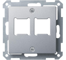 Schneider Electric Merten SM Алюминий Центральная плата 2-ая для розетки RJ11/RJ45