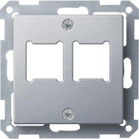 Schneider Electric Merten SM Алюминий Центральная плата 2-ая для розетки RJ11/RJ45