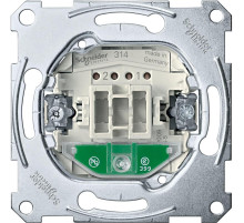 Schneider Electric Merten Механизм QuickFlex Переключателя 1-клавишного  с подсветкой 10 AХ, QF безвинт.зажим