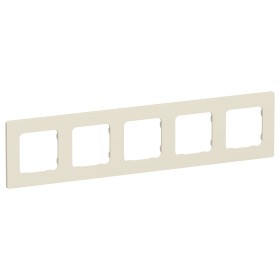 FLITE Рамка 5-мест. РУ-5-К-ФлСл сл IEK