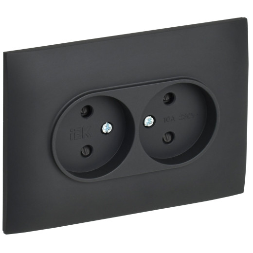 SKANDY Роз. 2-я без з/к с з/ш 10А сб. SK-R09G граф. IEK