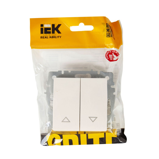 BRITE Выключ. жалюзи 10А ВС10-1-5-БрЖ жемч. IEK