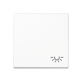 JUNG Клавиша с символом освещения, белый