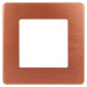 Рамка для розеток и выключателей ЭРА Серия 12 12-5101-14 на 1 пост, Сатин, медь