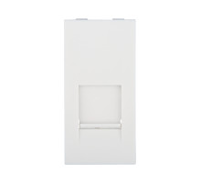 Ecoplast LK45 Накладка для розетки телефонной, компьютерной RJ,45х22,5мм (белый)