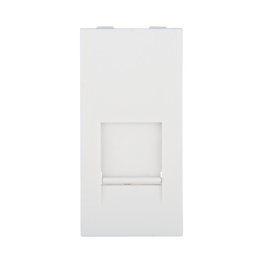 LK45 Накладка для розетки телефонной, компьютерной RJ,45х22,5мм (белый)