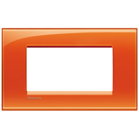 BT LL Оранжевый Рамка прямоугольная, 4 модуля.