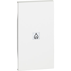 BT Living now Белый Лицевая панель с символом нагреватель для выключ и переключ 2 мод.