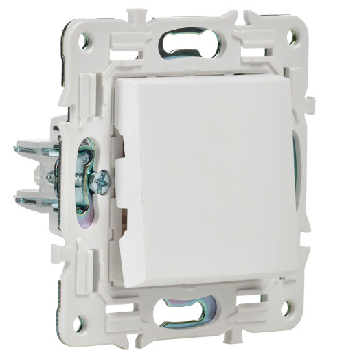 SKANDY Выключ. 1-кл. прох. 10А SK-V02W арк. бел. IEK