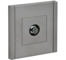 IEK FORTE&PIANO Сталь Розетка TV оконечная FP528