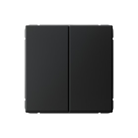 Systeme Electric ArtGallery Карбон Выключатель 2-клавишный, сх.5, 10АХ, механизм